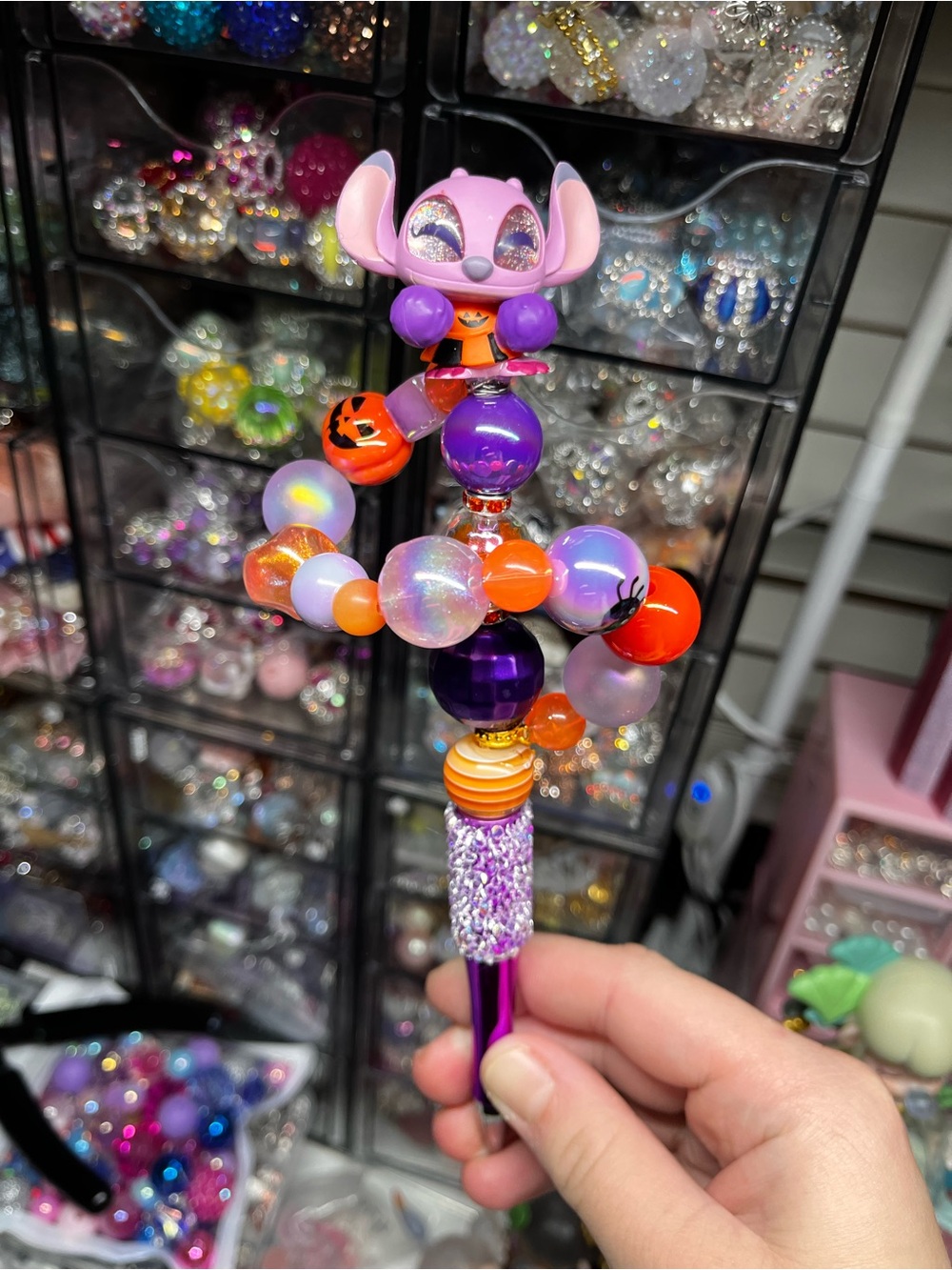 Angel (from Stitch) doorable Halloween Beaded pen